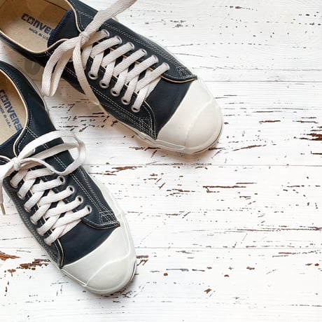 1990's CONVERSE JACK PURCELL Navy Leather Low