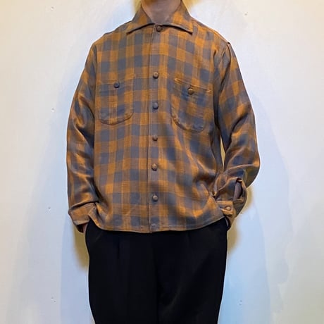1960's Sears Rayon L/S Shirt
