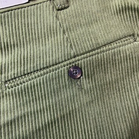 1960's Unknown Corduroy Tapered Pants Deadstock