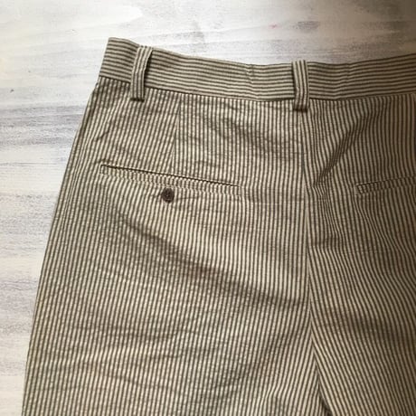 1960's Unknown Seersucker Tapered Pants
