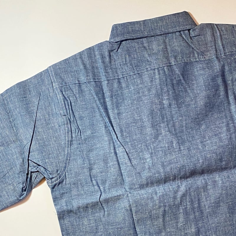 1960's WASHINGTON DEE CEE Chambray L/S Shirt De