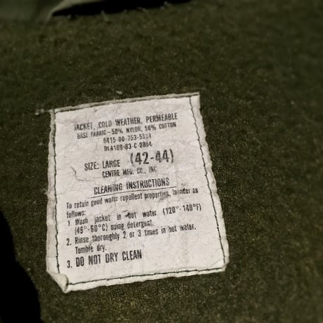 1980's US.NAVY A-2  Deck Jacket