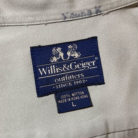 1990's Willis&Geiger Safari L/S Shirt