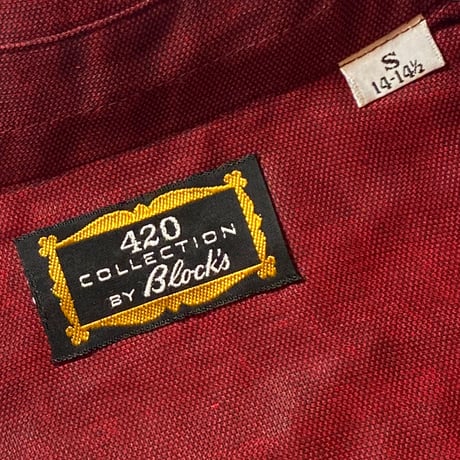 1960's Block's Tab Collar L/S Shirt Deadstock