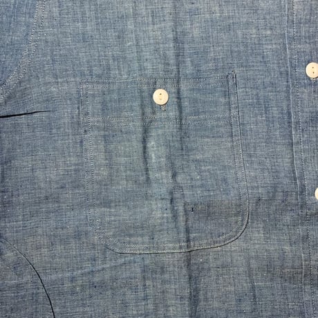 1950's Unknown Chambray L/S Shirt Deadstock