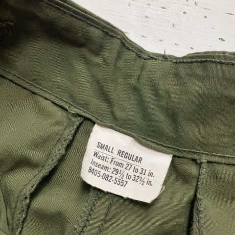 1960's US.ARMY Jungle Fatigue 3rd Trousers