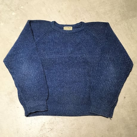 1980's L.L.Bean Indigo Cotton Sweater