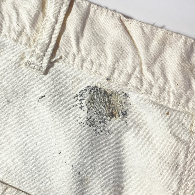 LEE 70s ダブルニーペインターパンツ 70's Lee ダブルニー コットンペインターパンツ ペンキ飛び