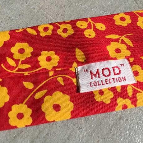 1960's MOD COLLECTION Cotton Necktie