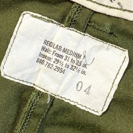 1960's US.ARMY M-65 Field Trousers