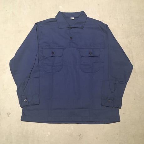 1970's US.NAVY Utility Pullover L/S Shirt Deadstock