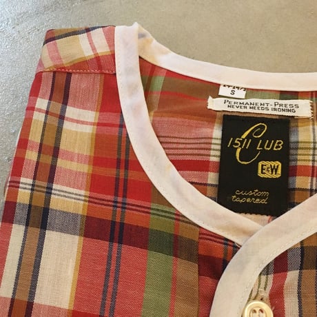 1960's E&W Henleyneck S/S Shirt Deadstock