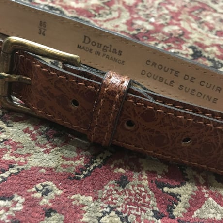 1960's Douglas Leather Belt Deadstock