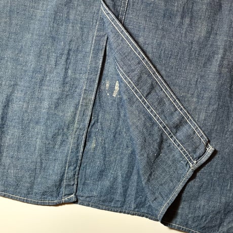 1940's〜 US.NAVY Chambray L/S Shirt