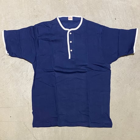 1960's Healthknit Henleyneck Sweat S/S Shirt Deadstock