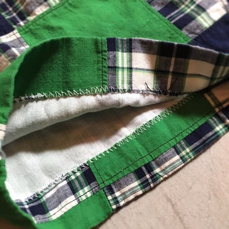 1970's〜 Lady Halrin Indian Madras Patchwork Short Pants
