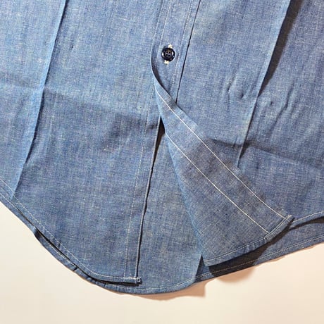 1960's IRON ACE Chambray L/S Shirt Deadstock