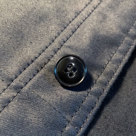 1950's VEST E Black Moleskin Jacket Deadstock