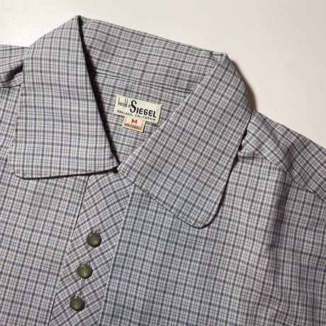 1950's SIEGEL Rayon Pullover L/S Shirt Deadstock