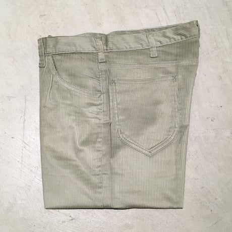 1960's Lee Leens Corduroy Tapered Pants Deadstock