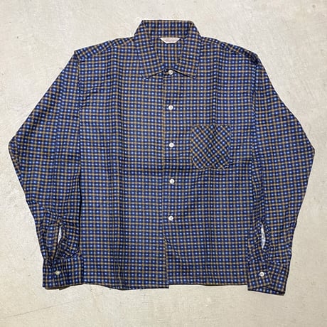1960's Styled SPORTSHIRT Flannel L/S Shirt Deadstock