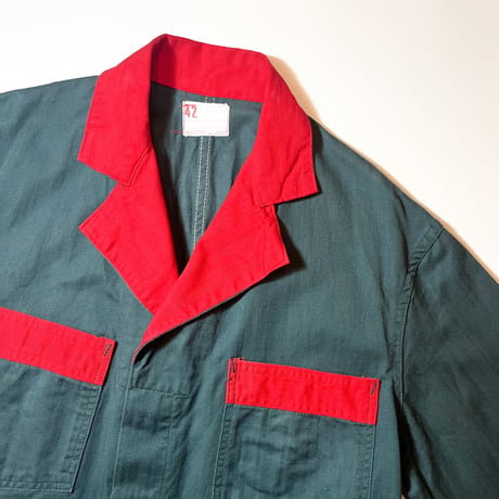 1950〜60's OPELIKA MFG CO. Herringbone Shop Coat