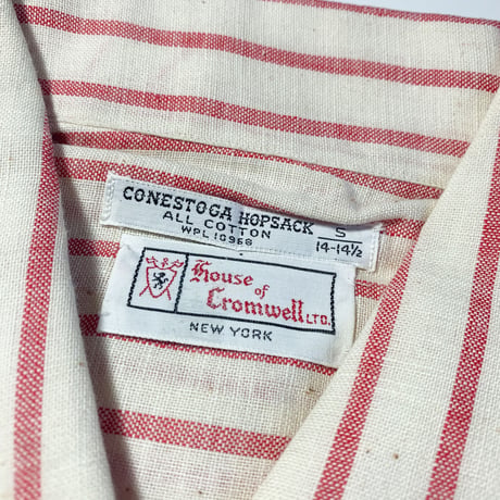1960's House of Cromwell LTD. S/S Shirt Deadstock