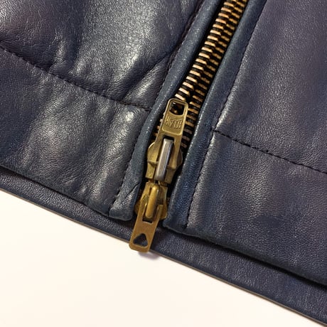 1980's French Military Leather Pilot Jacket