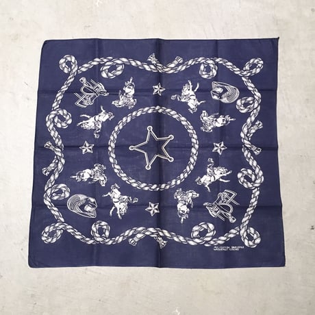 1960's WASHFAST COLORS Bandana Deadstock
