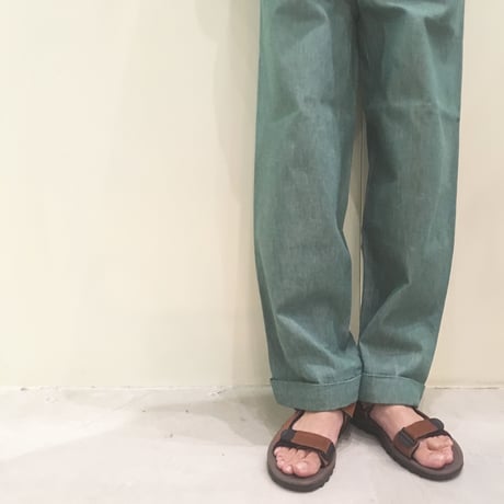 1940's〜 Liberty Pants Shop Green Denim Trousers