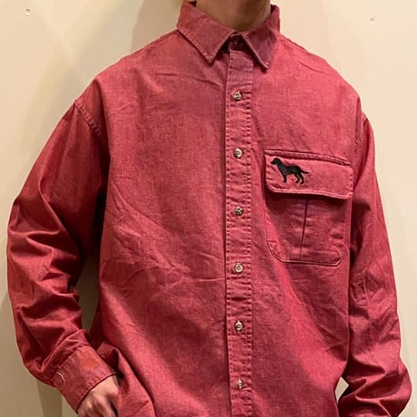 1980's ORVIS Denim L/S Shirt