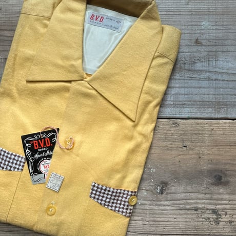 1950's B.V.D. Flannel L/S Shirt Deadstock