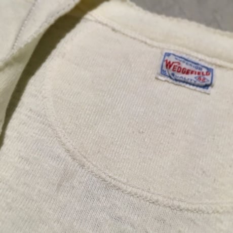 1940's WEDGEFIELD Henleyneck L/S Tee