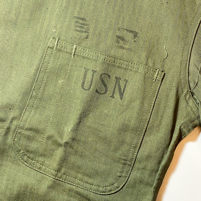 1940's US.NAVY N-3 Herringbone Jacket Deadstock