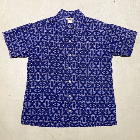 1960's〜 SAKS FIFTH AVENUE Seersucker S/S Shirt