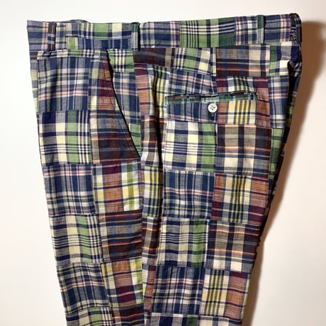 1960's〜 CORBIN Indian Madras Tapered Pants