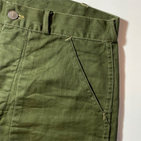 1940〜50's Unknown Herringbone Trousers