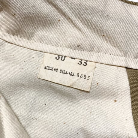 1950's US.ARMY Chino Trousers Deadstock