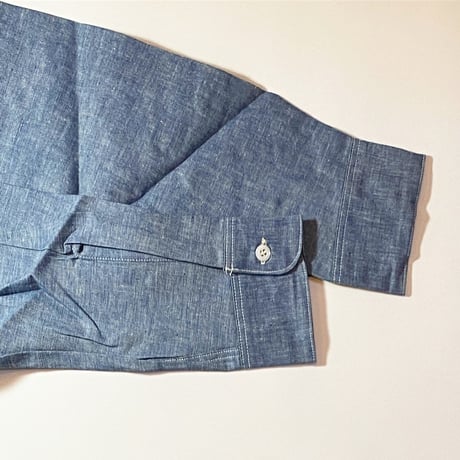 1960's WASHINGTON DEE CEE Chambray L/S Shirt Deadstock