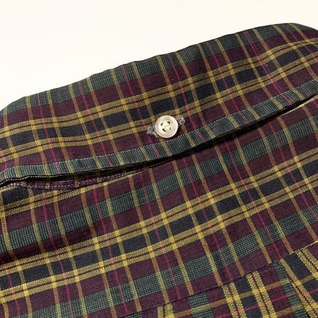 1960's Gentree Ltd. Indian Madras S/S Shirt
