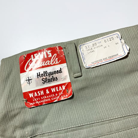 1950's〜 Levi's Cotton Trousers Deadstock