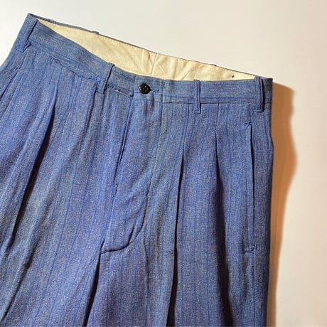 1940's〜 Unknown Cotton Trousers Deadstock