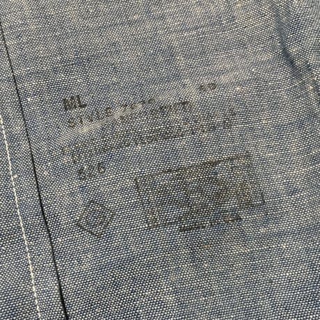 1960's GANT Chambray S/S  Shirt Deadstock