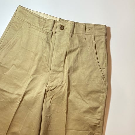 1940's US.ARMY M-43 Chino Trousers Deadstock