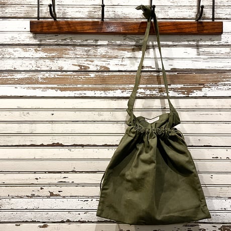 1940's American Red Cross Herringbone Apron Bag