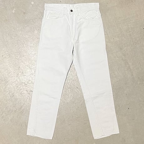 1960's〜 Levi's 518 White Denim Tapered Pants