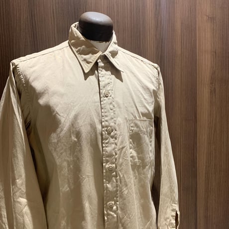 1960's US.ARMY Poplin L/S Shirt