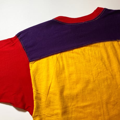 1960〜70's Russell Southern Crazy Pattern Football Tee