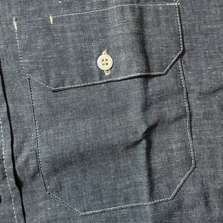 1970's DEE CEE Chambray L/S Shirt Deadstock