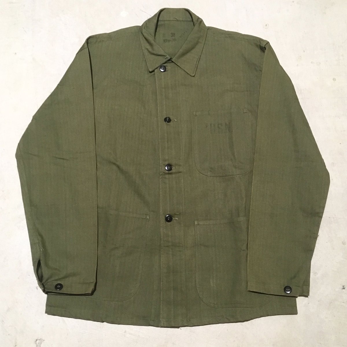 c*y様 40s U.S.N. N-3 HBT N3 ヘリンボーンツイル WW2 40's U.S.Navy